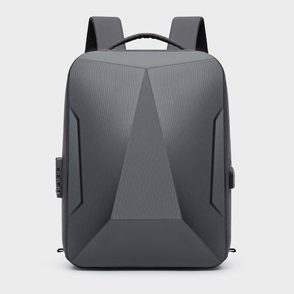 Men's Expandable Computer Backpack Large Capacity Business Travel Trip Luggage Bag E-Sports Game Hard Shell Backpack