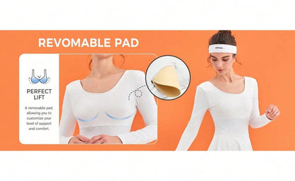 Slim Fit Women 2-In-1 Tennis Dress Athletic Golf Dress With Built-In Shorts Vintage Aesthetic Sporty Streetwear women clothing