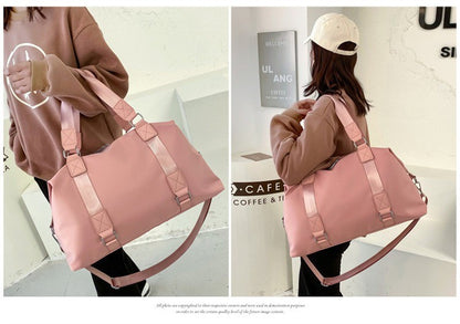 Large Gym Bag with Wet Dry Compartment | Sport Duffel for Women Men | Travel Tote