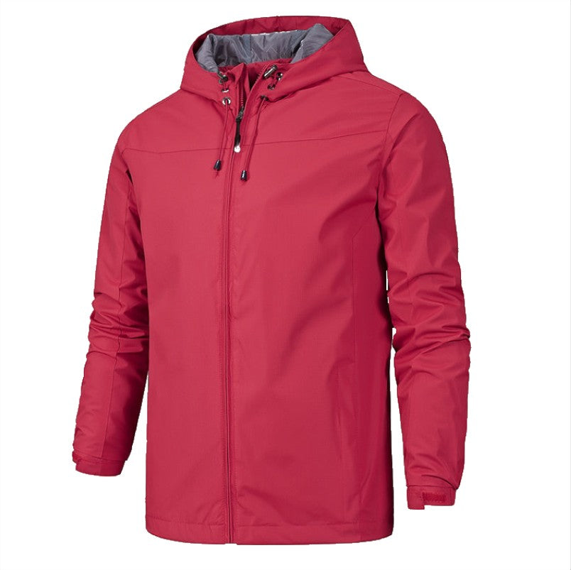 Outdoor Jacket Windproof Waterproof Breathable Thin Jackets Windbreaker Cycling Mountaineering Clothes Custom Logo Print