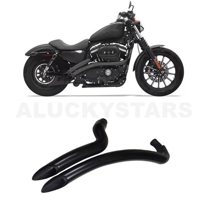 Motorcycle Solo Seat Exhaust System Muffler Exhaust Pipe For Harley Sportster XL 883 1200 X48 72V Forty-Eight Seventy-Two
