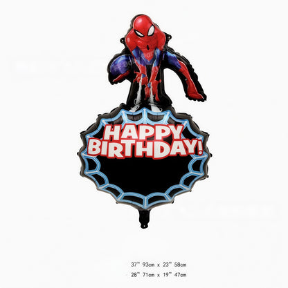 Spidey Giant Balloons Red Spider Aluminum Foil Balloon Superhero Birthday Party Decoration Party Photo Props Baby Shower Globos