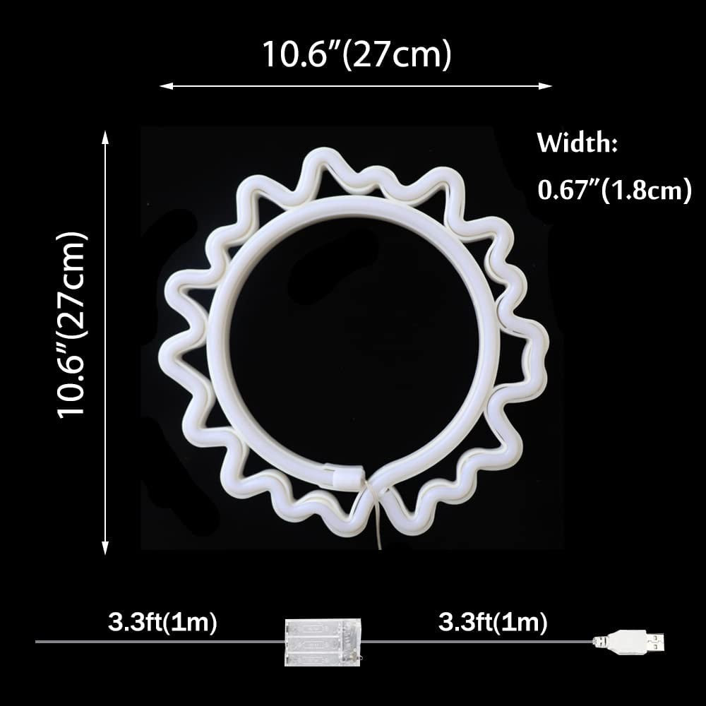 USB/Battery LED Neon Lights Sign for Wall Art Decor Heart Gaming Bar Bedroom Decoration Hanging Neon Sign Party Alien Night Lamp