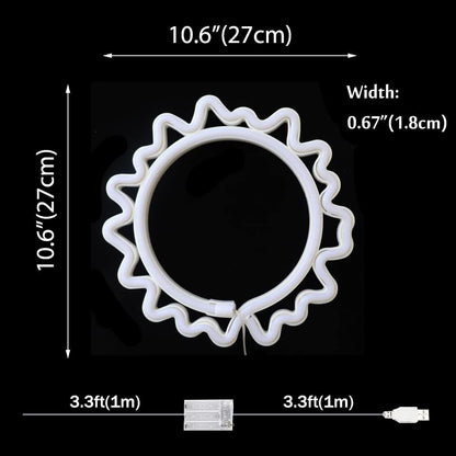 USB/Battery LED Neon Lights Sign for Wall Art Decor Heart Gaming Bar Bedroom Decoration Hanging Neon Sign Party Alien Night Lamp