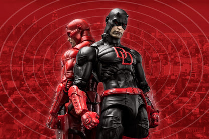 Mafex Daredevil Action Figure 223 SHF KO Version PVC Statue Comic Collection Spiderman Themed Gift Toy for Ages 15+