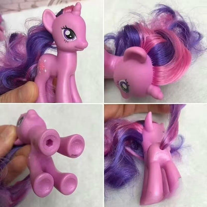 Genuine Hasbro My Little Pony Kawaii Twilight Sparkle Presente de Aniversário Decoração de Mesa Brinquedos Modernos de Desenhos Animados de Anime para Coleção de Meninas