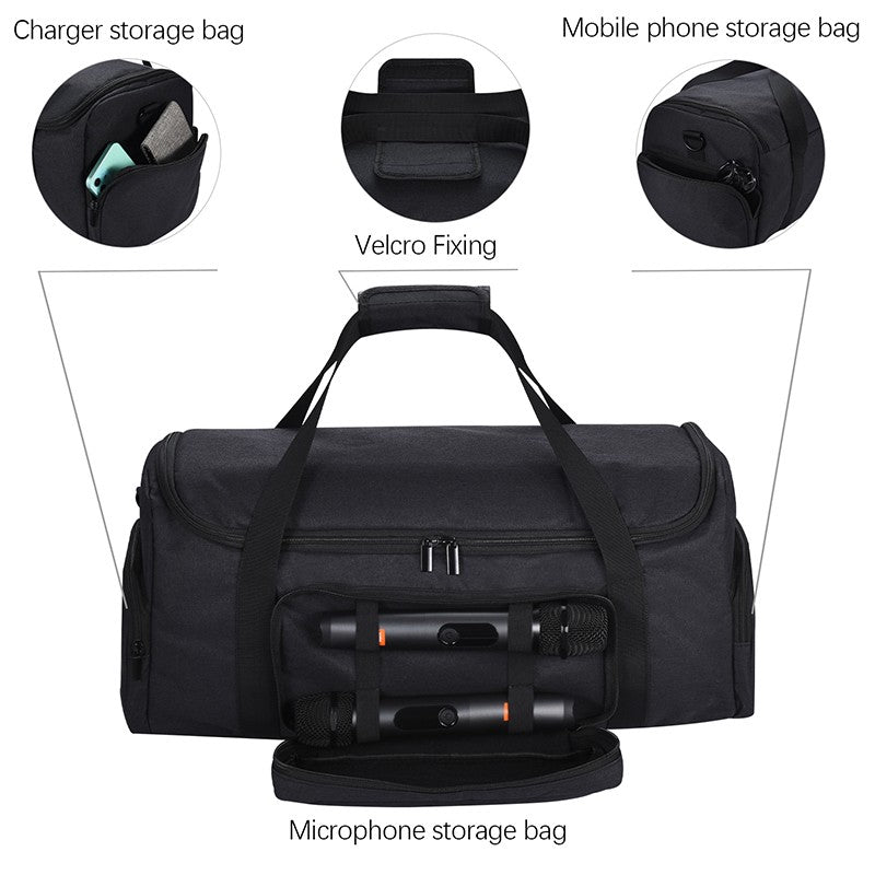 ZOPRORE Caixa de transporte externa Bolsa portátil Estojo de viagem para JBL PartyBox On The Go Poderosa caixa de som portátil Bluetooth para festas