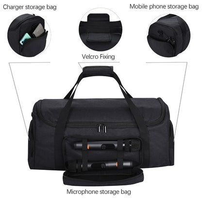 ZOPRORE Caixa de transporte externa Bolsa portátil Estojo de viagem para JBL PartyBox On The Go Poderosa caixa de som portátil Bluetooth para festas