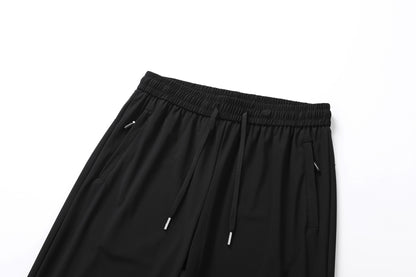 Summer Cool Pants Casual Male Trousers Ice Silk Men's Pants 2025 New Thin  Outdoor Elastic Breathable Straight Leg Sweatpants