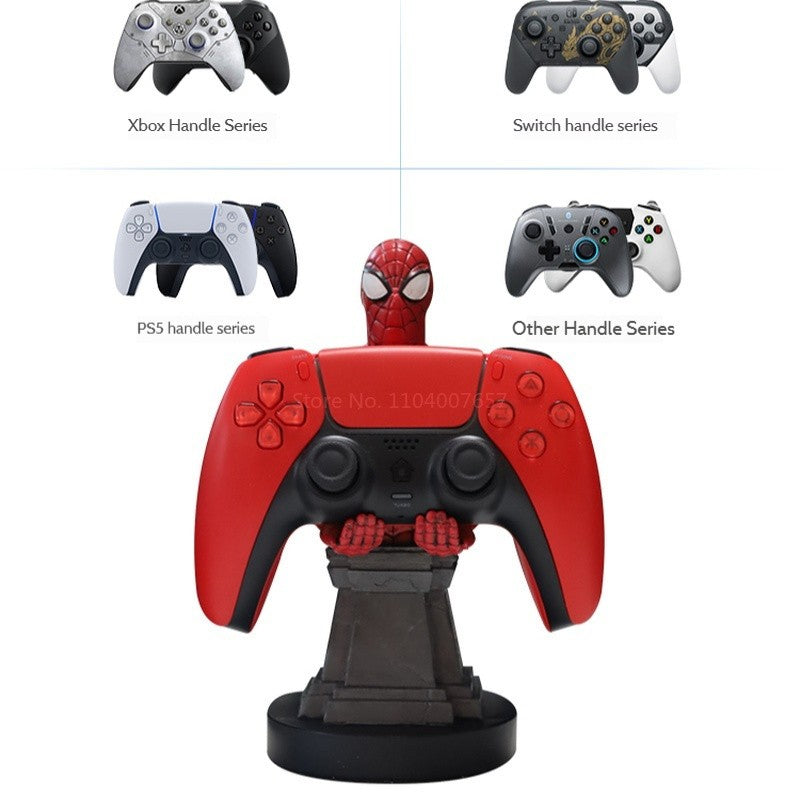 New Avengers Anime Homem-Aranha Venom Ps5 Xbox Suporte de Exposição Base Deadpool Action Figure Brinquedos Celular Ps4 Suporte Modelo Boneca