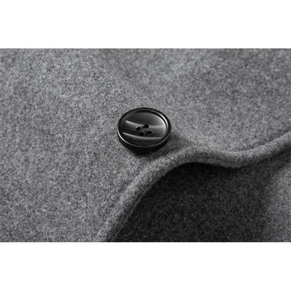 Woolen overcoat for men, fashionable middle-aged mid-length business casual windbreaker, men's woolen coat