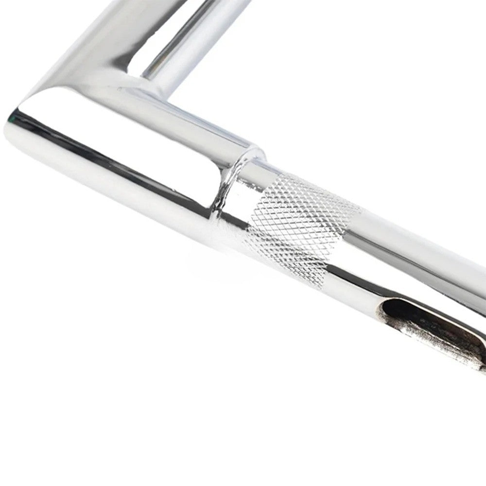Guidões de motocicleta Glide de 10/12/14/16 polegadas para Harley 883 883n 883XL 1200 Hardman Soft Tail HONDA Iron Horse