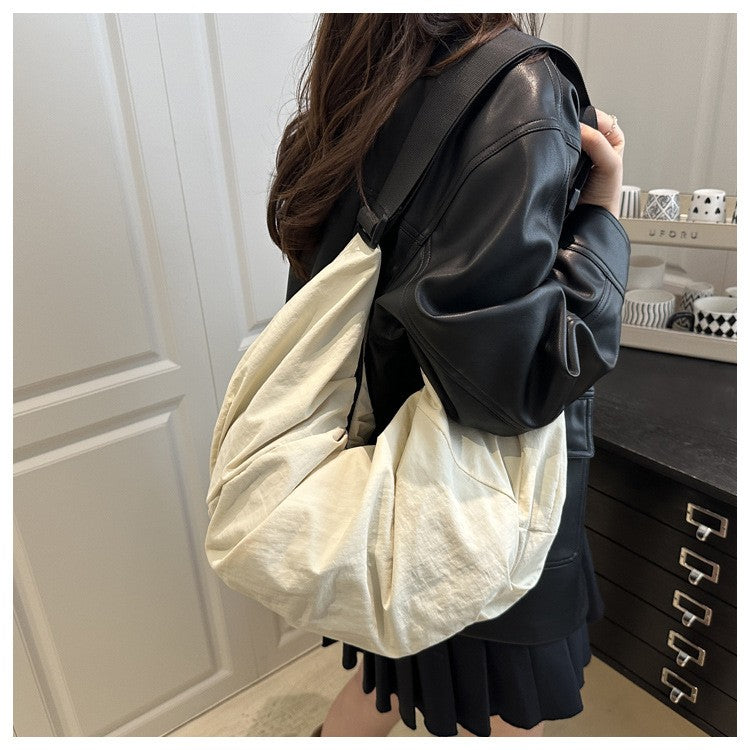 Large Capacity Simple Shoulder Bags Comfortable and Versatile Texture Crossbody Bags for Women Men Fashion Casual Storage Bags