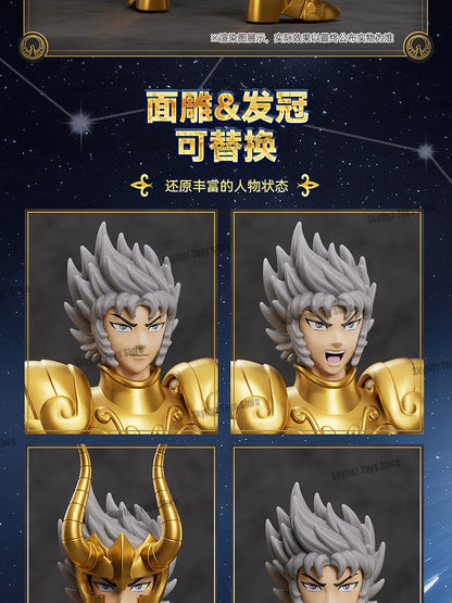 BLOKEES Saint Seiya Segunda Edição Touro Dragão Capricórnio Sagitário Boneco de Ação Anime Brinquedos Presente de Natal Em Estoque