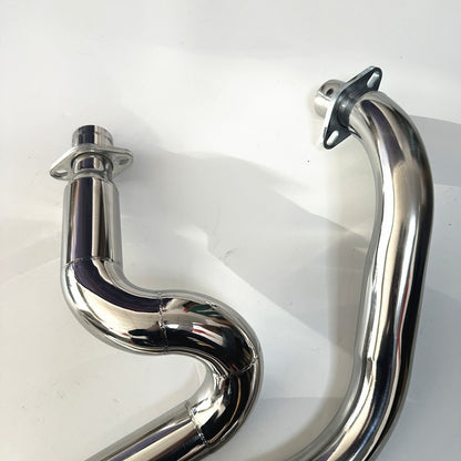 For Motorcycle Exhaust Pipe W/ Muffler Removable Honda Steed Shadow VT400 VT600 VLX400 VLX600 VT600C VT400C VLX600