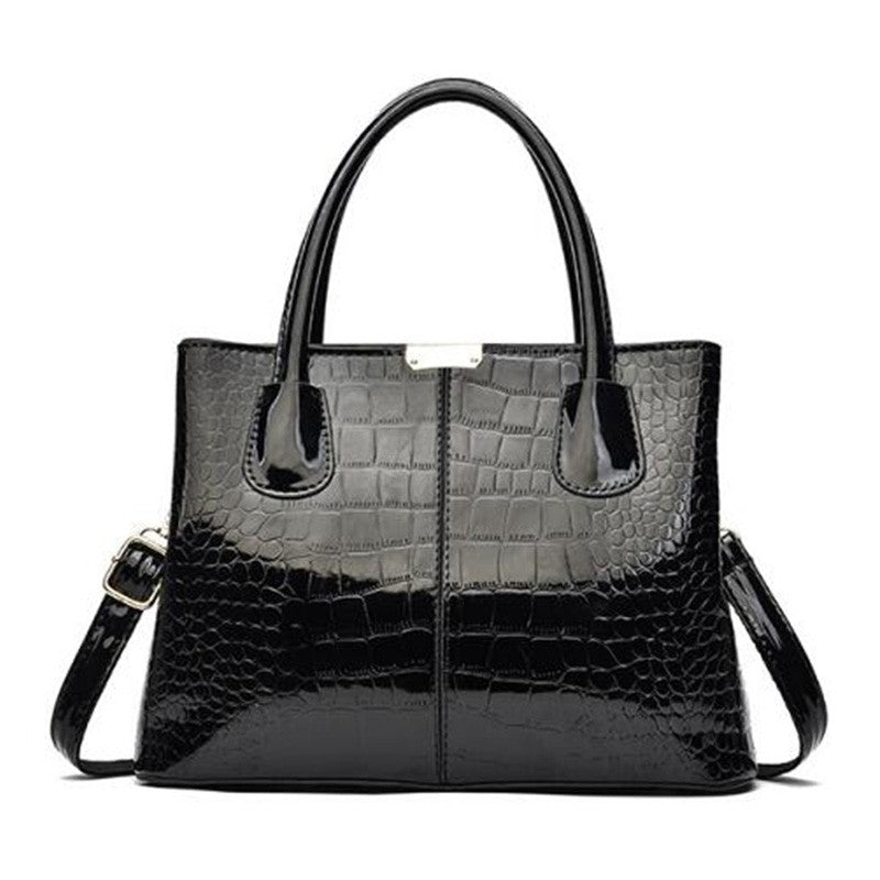 Ladies PU Leather Patent Leather Shoulder Crossbody Bag Women Luxury Designer Handbag Pruse Fashion Large Capacity Shopping Tote