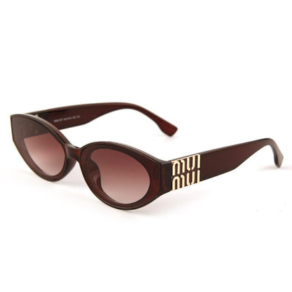 2025 Glamour Fashion Women Sunglasses Luxury Oval Designer Men Glasses Trend Classic Brand Unisex Shades UV400