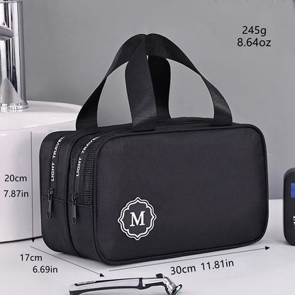 1pc dry wet separation double-layer travel storage waterproof portable large capacity makeup bag for both men and women