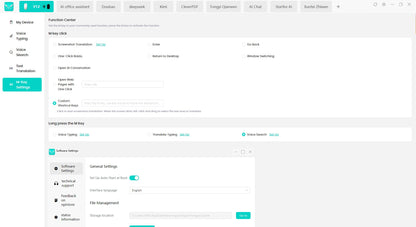 Ai Voice Mouse Wireless Bluetooth Dual-Mode Rechargeable for Laptop Pc Voice Typing Translation Deepseek Gpt intelligent Office