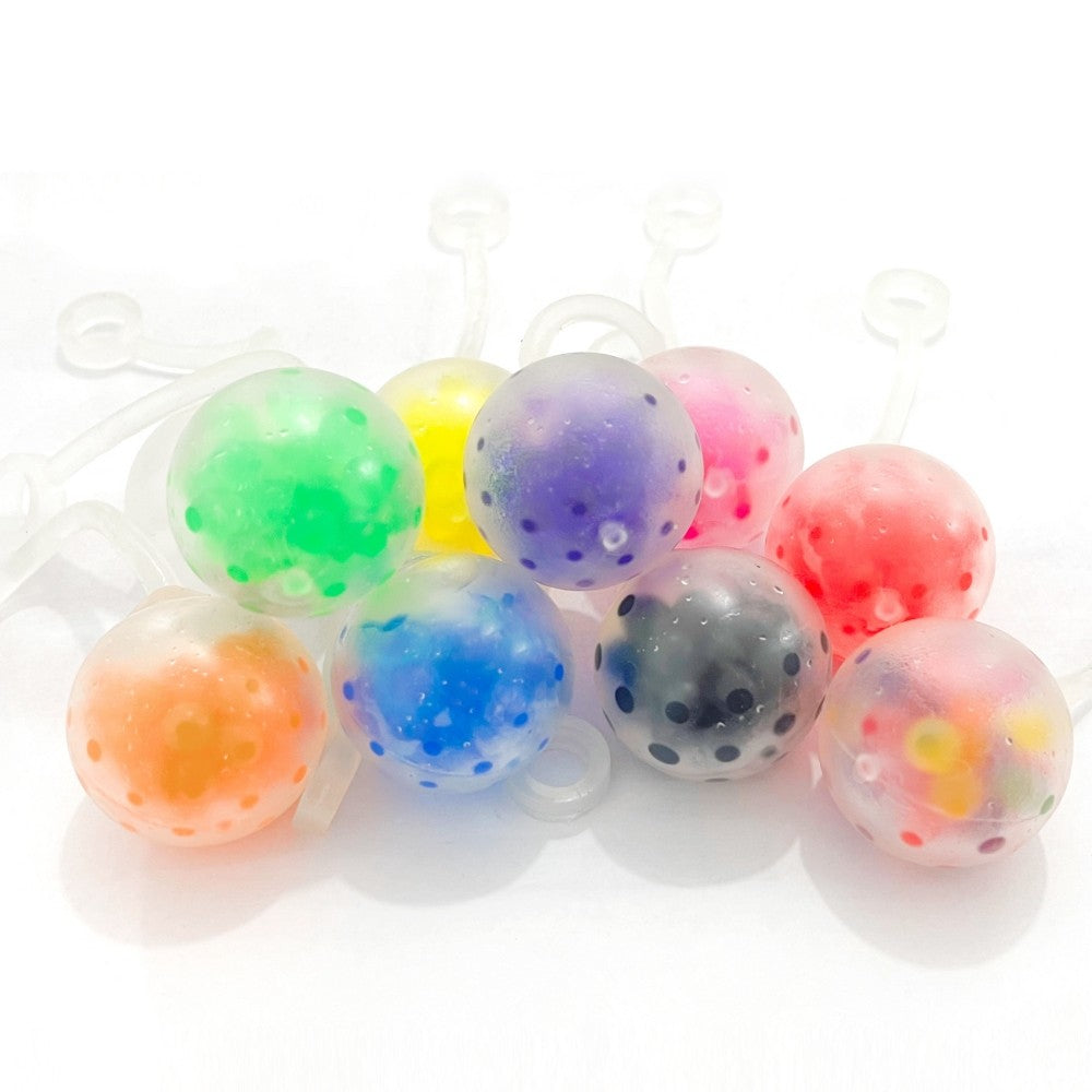 6-18Pcs Finger Water Bead Jumping Balls? Birthday Party Carnival Easter School Prizes Treasure Box Pinata Fillers Fun Gift Pack