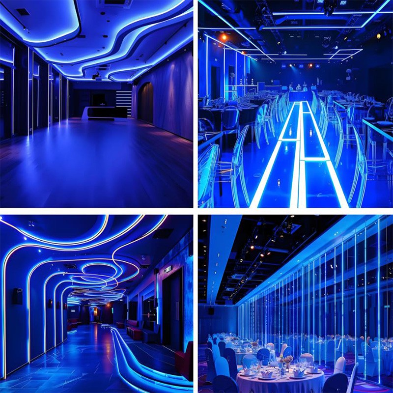 5V USB RGB Neon LED Strip 1/2/3/5M IP65 RGB Neon Lamp Tape with App and Remote Control For DIY Neon Deocoration Lighting