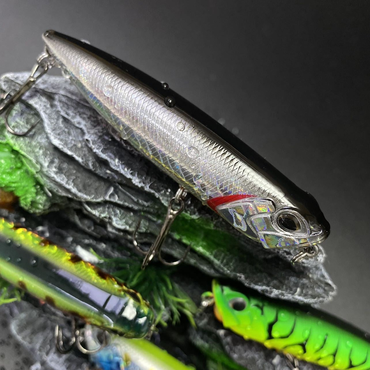 Isca de Pesca Lápis Flutuante 85mm 11g Topwater Walking the Dogs Isca Artificial Rígida Wobbler para Perca e Lúcio de Água Doce