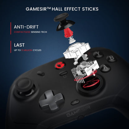GameSir Cyclone Pro Wireless Switch Controller for Nintendo Switch iPhone Android PC Hall Effect Joystick Gaming Gamepad