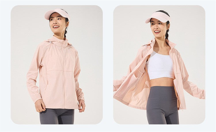 2025 new [new product upgraded skin clothing] high elastic sunscreen clothing men's and women's color contrast machine bag ice s