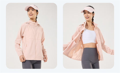 2025 new [new product upgraded skin clothing] high elastic sunscreen clothing men's and women's color contrast machine bag ice s