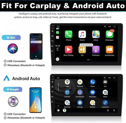 Rádio automotivo Android 13 atualizado para Toyota Corolla EX 2005-2012, tela de toque HD de 9 polegadas com CarPlay e Android Auto sem fio