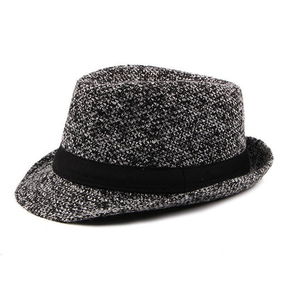 Chapéu de Lã para Casamento Primavera Verão para Homens de Meia-Idade, Casal, Moda Outono Inverno, Festa Xadrez, Design de Luxo, Chapéu Jazz Fedora para Mulheres