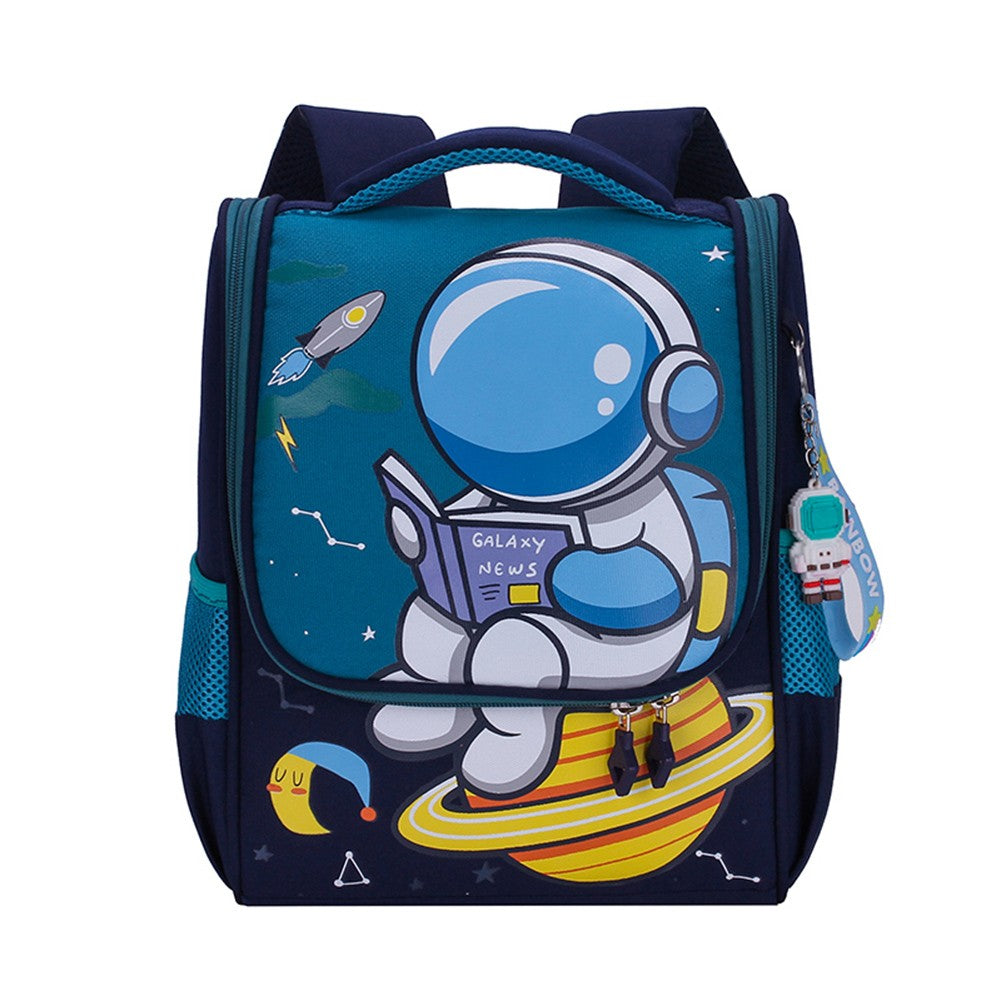 Mochila Infantil Meninos Jardim de Infância Astronauta Coelho Mochilas Infantis Mochila Escolar de Estudantes Presente Mochila de Desenho Animado Grau 1-9