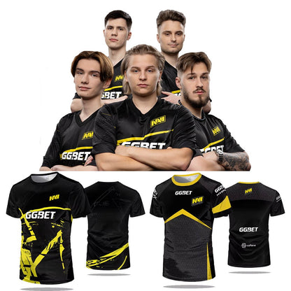 E-sports CS: GO Team Game Uniform Navi Team Training Suit Men's T-shirt Breathable Sweatshirt Cosplay Tops Kid's Holiday Gift