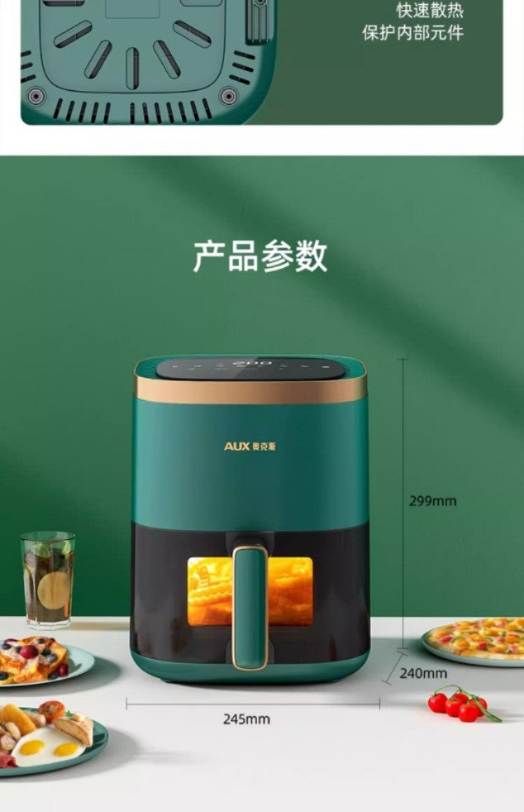 220V Home Air Fryer Multifunctional Intelligent One-Piece Electric Grilling Oven No Oil