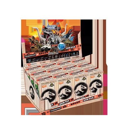 BLOKEES Original Jurassic World V02 Jurassic Park Indominus Rex Dinossauros Modelo Montado Figura de Ação Colecionar Brinquedos Presente