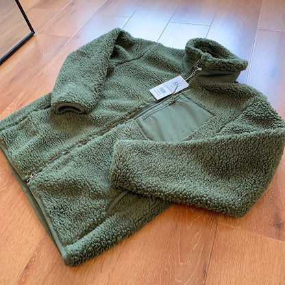 Motorcycle Outdoor Fleece Jacket For Men/Women Double Sided Fleece Thickened Plush Rider Cycling Suit Lamb Wool Windproof Jacket