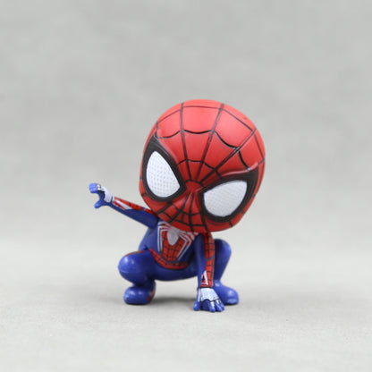 Marvel Spiderman Anime Action Figure Toys PVC Model Spider Man Dolls Decoration Cake Decoration Mdoel Toys Birthday Gifts