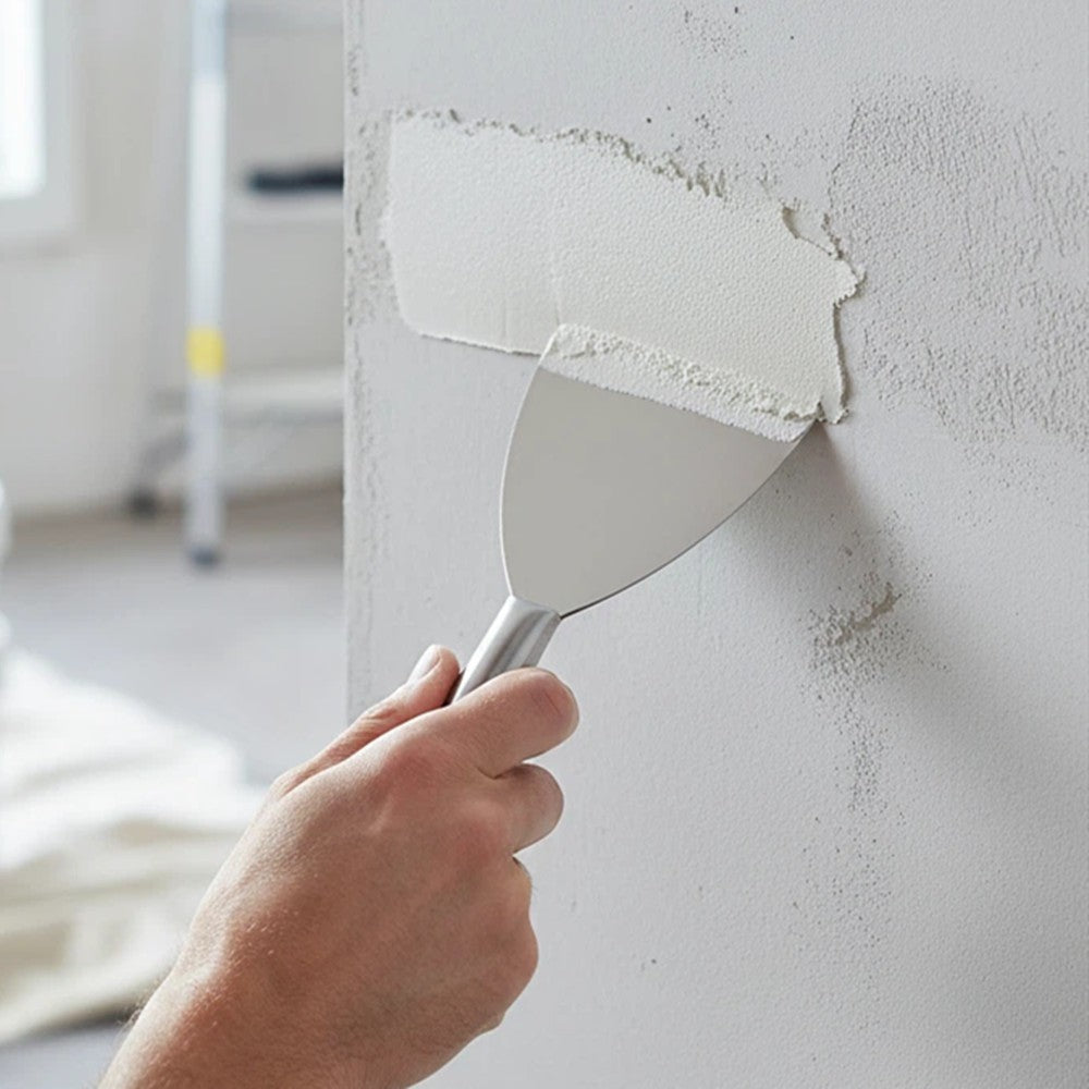 Espátula de Aço Inoxidável 4 polegadas para Massa Raspador de Tinta Ferramenta para Gesso, Piso, Parede, Cerâmica e Limpeza Doméstica