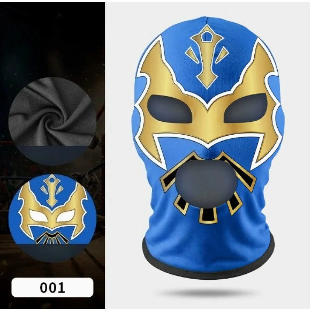 Boxing Mask Wrestling Mask Elastic Milk Silk Mask Lycra Fabric Print Halloween Party Dress Up Costume Party Mask