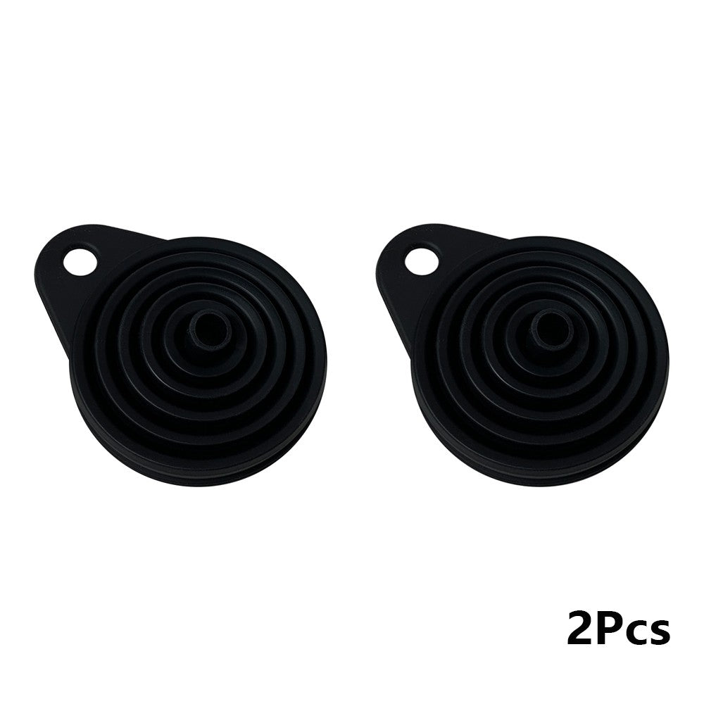 2 Peças Funil Dobrável para Motor de Carro Funil de Líquido de Silicone Ferramentas para Troca de Óleo e Gasolina para Carros e Motos Acessórios
