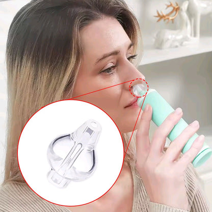 6 Peças Seringa Nasal de Ponta Macia Reutilizável Tampa para Lavagem de Ouvido e Boca Nasal para Adultos e Crianças Acessório para Lavagem de Nariz e Ouvido