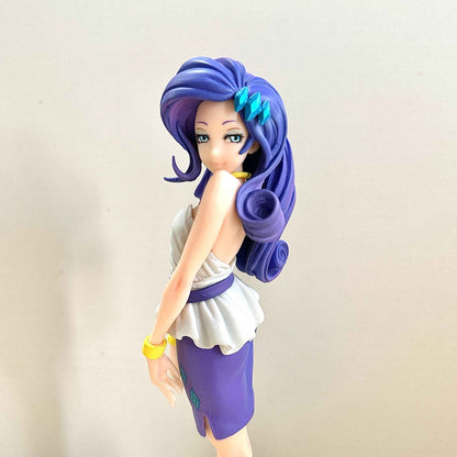 My little Pony Bishoujo Rarity Sunset Shimmer Applejack Twilight Sparkle Pinkie Pie Anime PVC Action Figure Toy Collection Doll