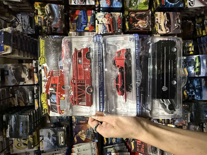 Hot Wheels Premium 1:64 Scale Car Culture Team Transport Toy Set with Ferrari Toyota Plymouth Mix for Vehicle Model Toys Gifts