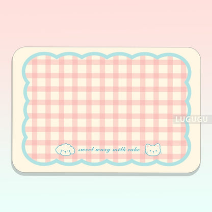 VIKAMA Cute Pet Placemats Cats And Dogs Universal Water-Absorbent Non-Slip Wash-Free Simple Pet Floor Mats Pet Supplies