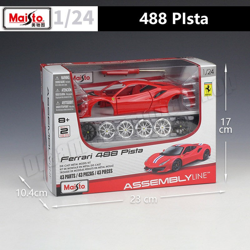 Maisto 1:24 Ferrari FXX K Roma Monza SP1 Carro Modelo Die-Cast Miniatura Carros Modelos Coleção Brinquedos Presentes Atacado