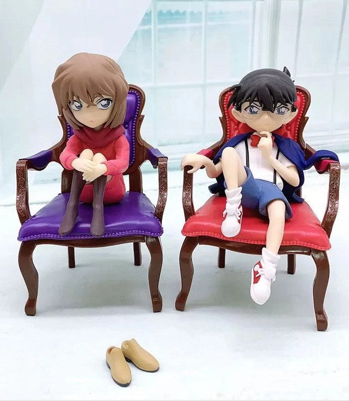 11CM Q.ver Detetive Conan Anime Figura TMS Entertainment PVC Action Figure Anita Hailey Coleção de Figuras Modelo Boneca Presente