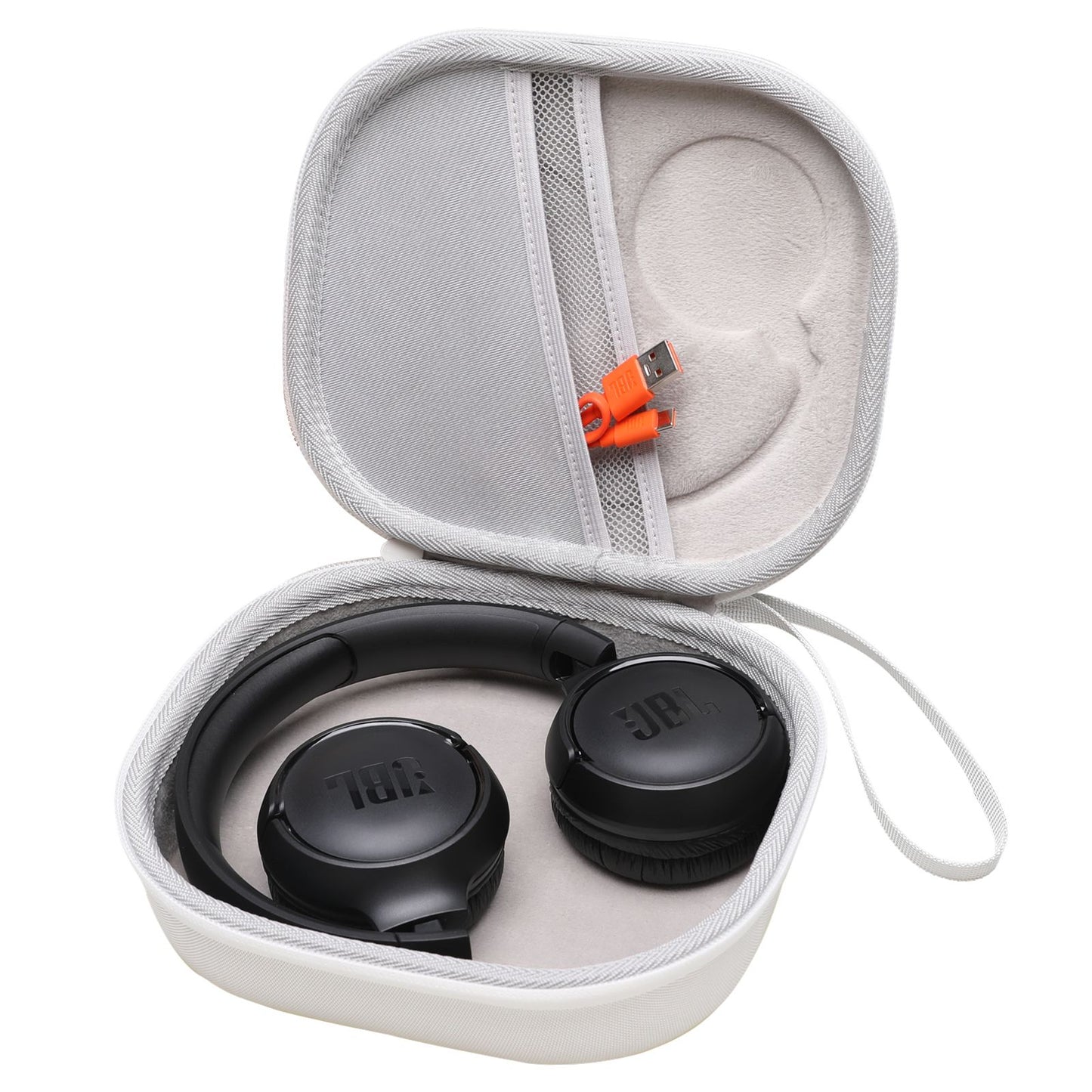 Estojo rígido LTGEM EVA para JBL Tune 510BT/520BT/660NC/670NC/570BT/525BT/500BT/500 Bolsa de armazenamento para fone de ouvido (somente bolsa)