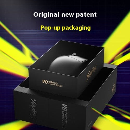 Scyrox V8 36g Ultra-Light Wireless Gaming Mouse Tri-Mode 30000DPI PAW3950 Sensor RGB Macro FPS Esports Lightweight Mouse Gifts