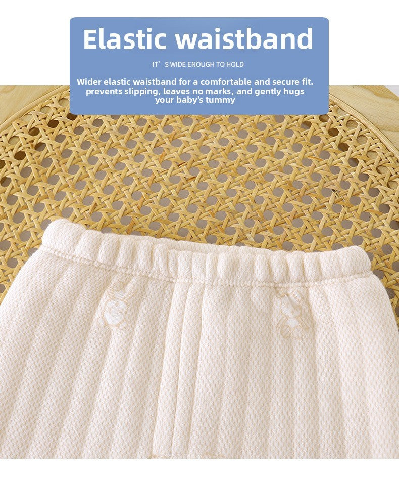 Baby Thermal Pajama Set 3-Layer Cotton Warm Winter Sleepwear Thickened Comfortable Unisex Kids Underwear Boys Girls