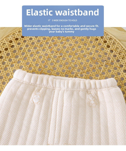 Baby Thermal Pajama Set 3-Layer Cotton Warm Winter Sleepwear Thickened Comfortable Unisex Kids Underwear Boys Girls